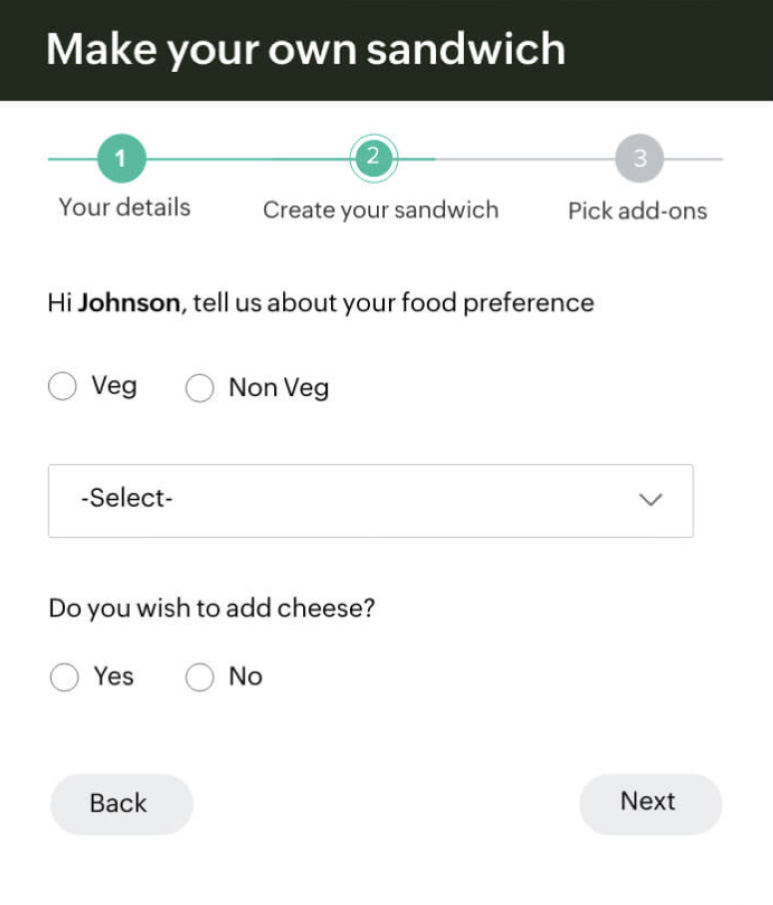Effortless order creation