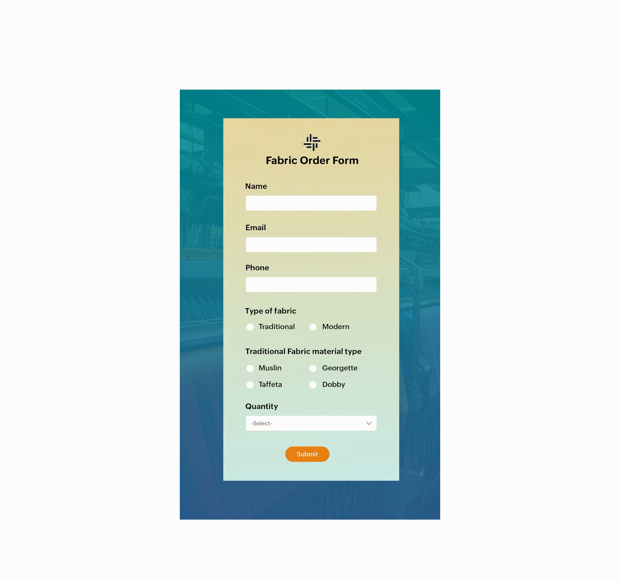 Section forms into pages