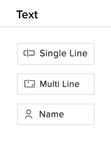 Form Builder Fields - Zoho Forms