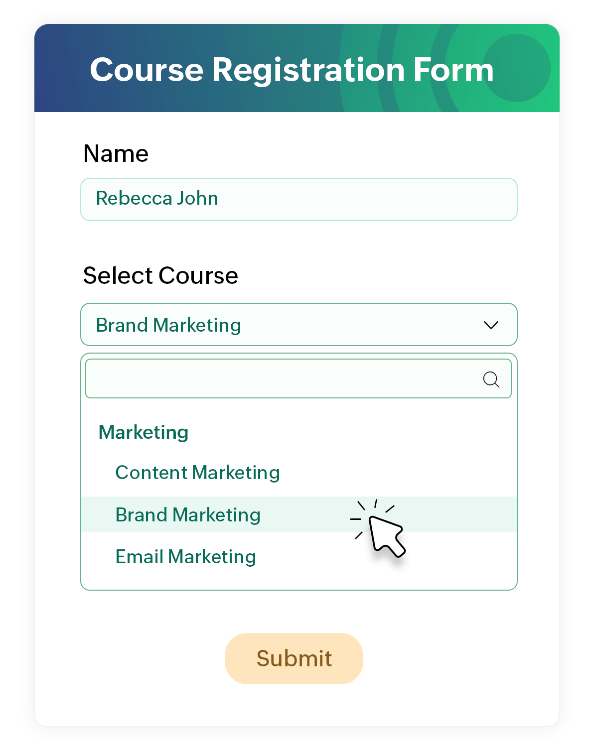 Form field type