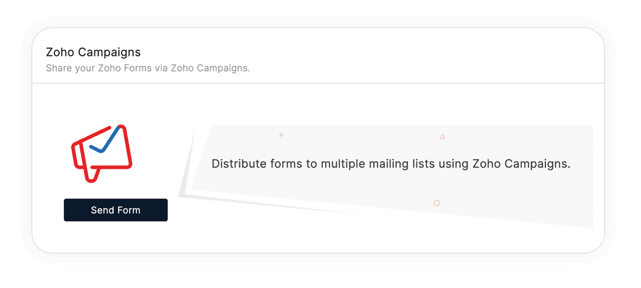 Integrate Zoho Forms and Campaigns
