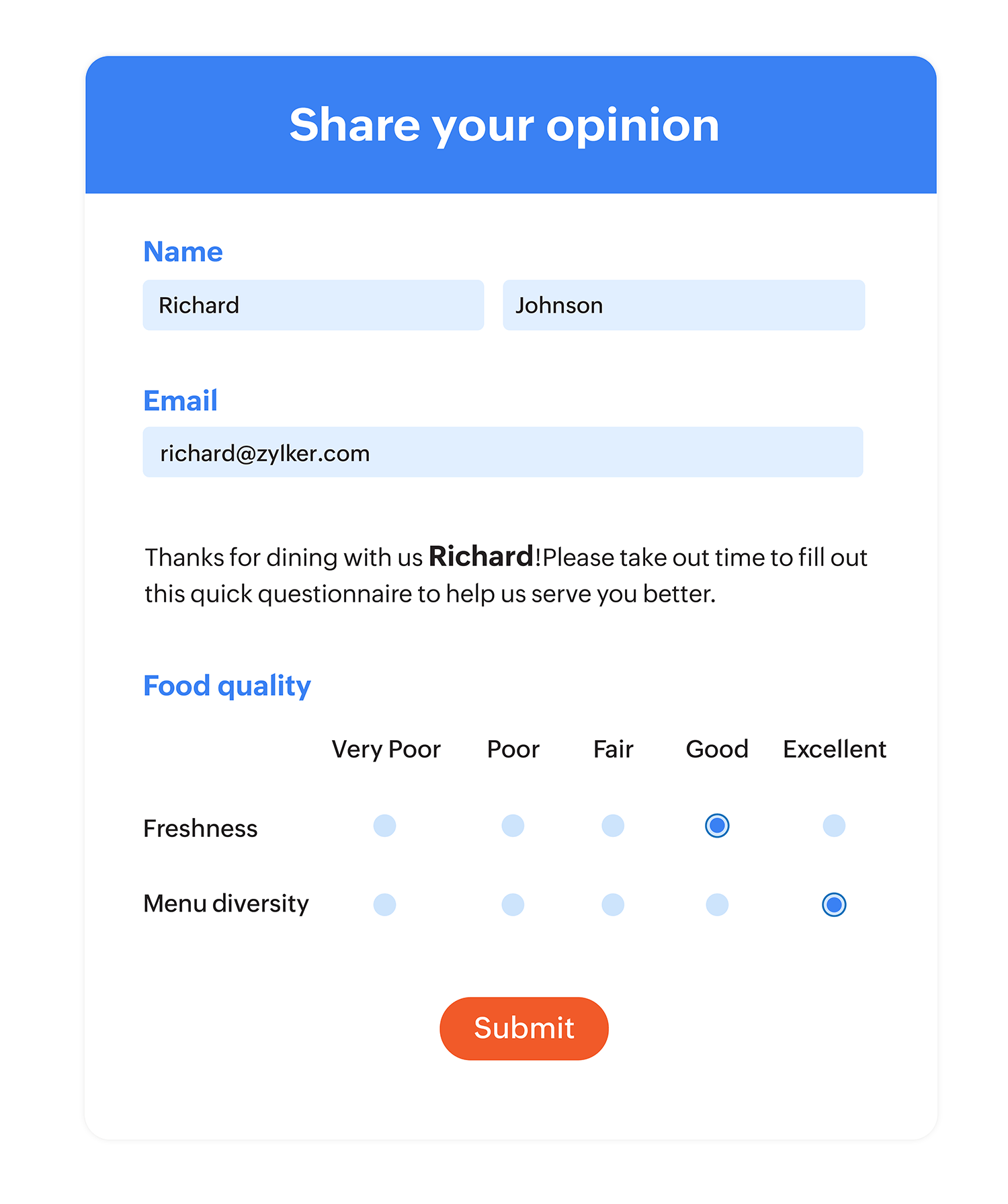 form field types