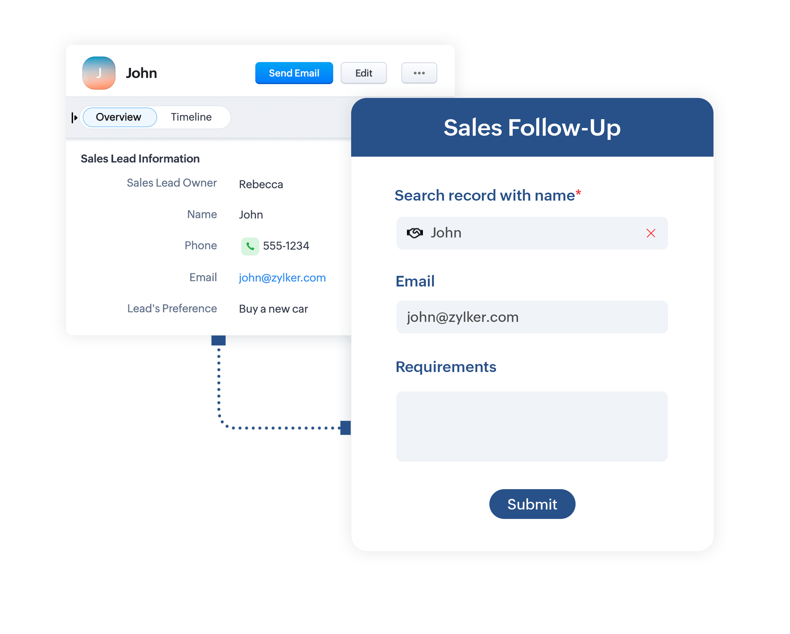integrate with CRM