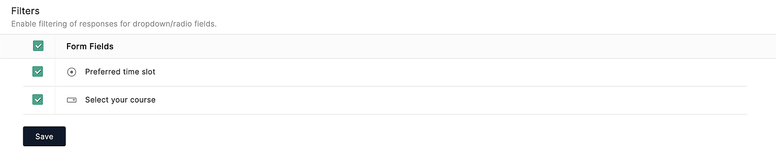 Filter by form responses and assign tasks