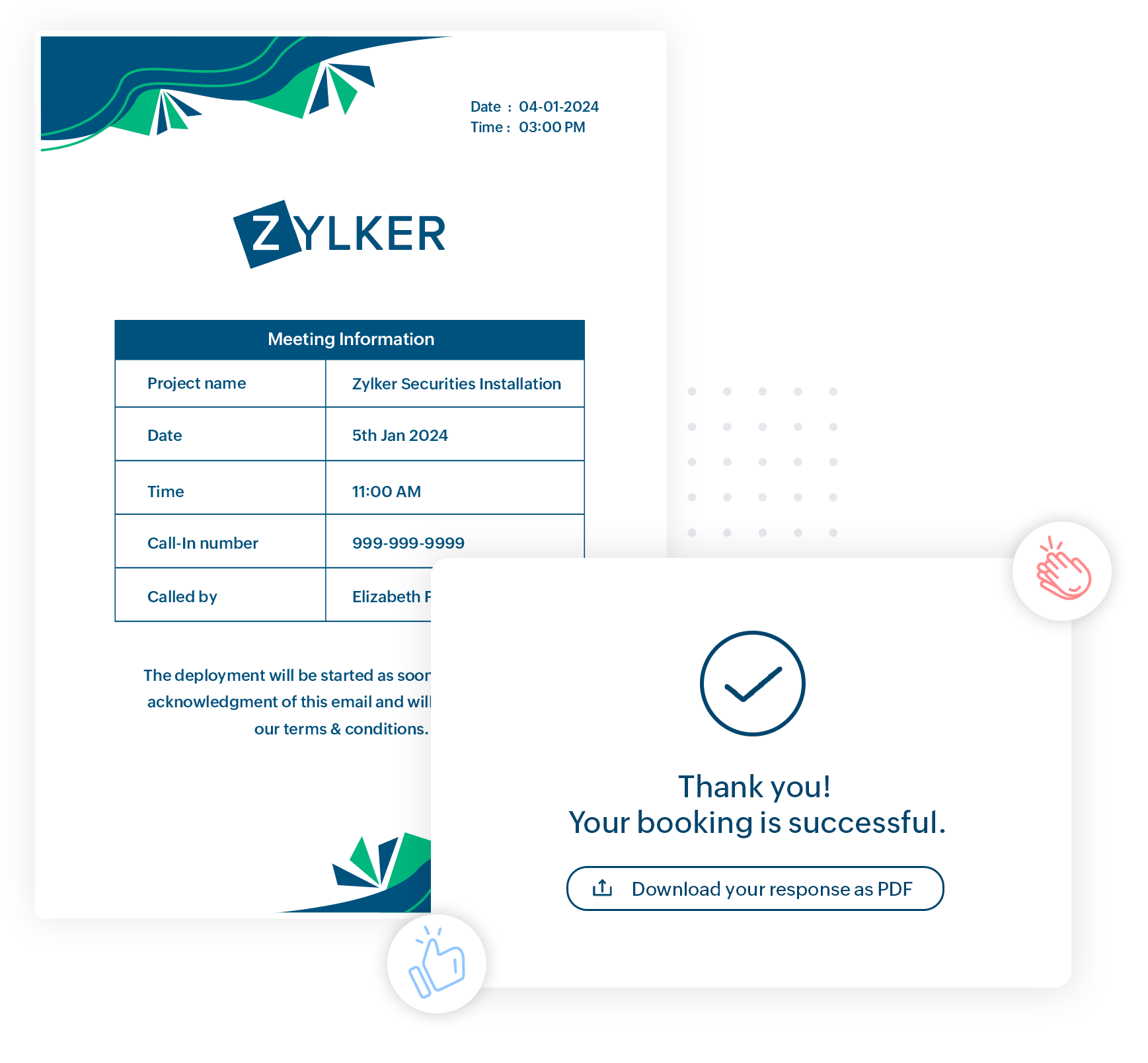 Engaging PDF forms