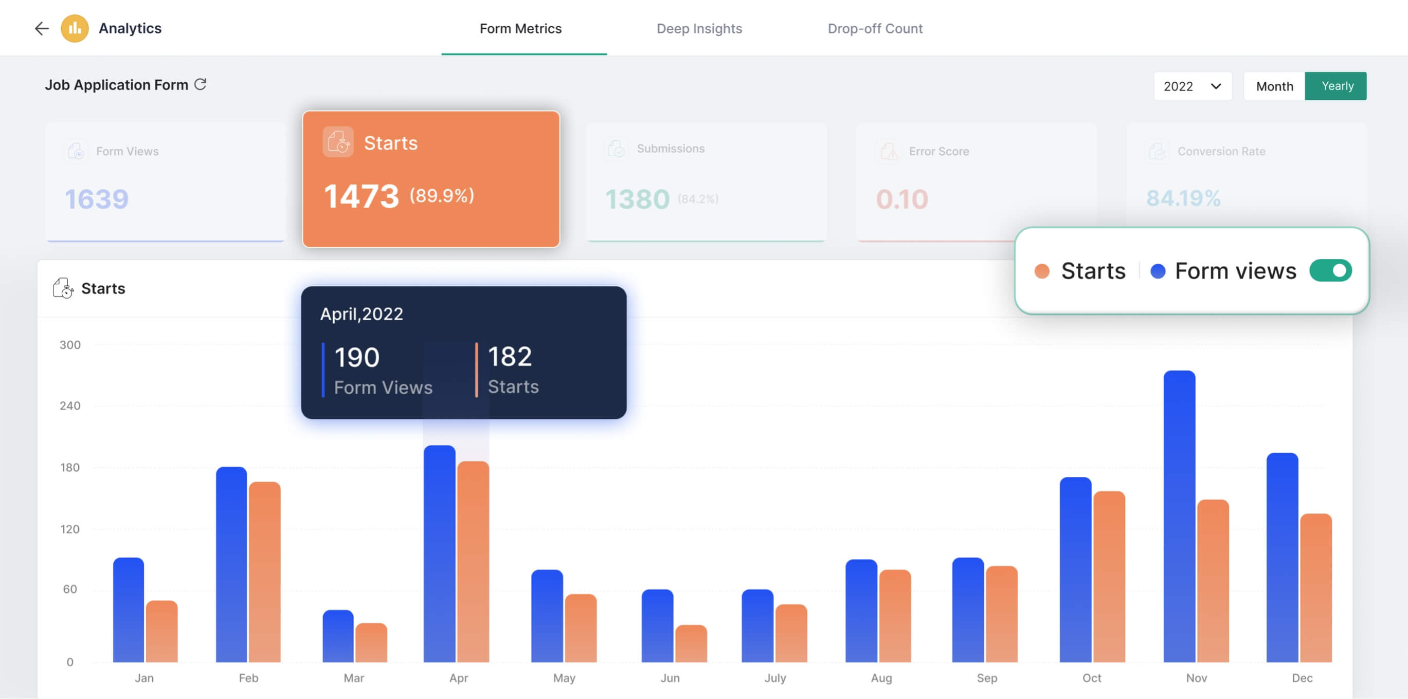 Drag-and-drop form builder