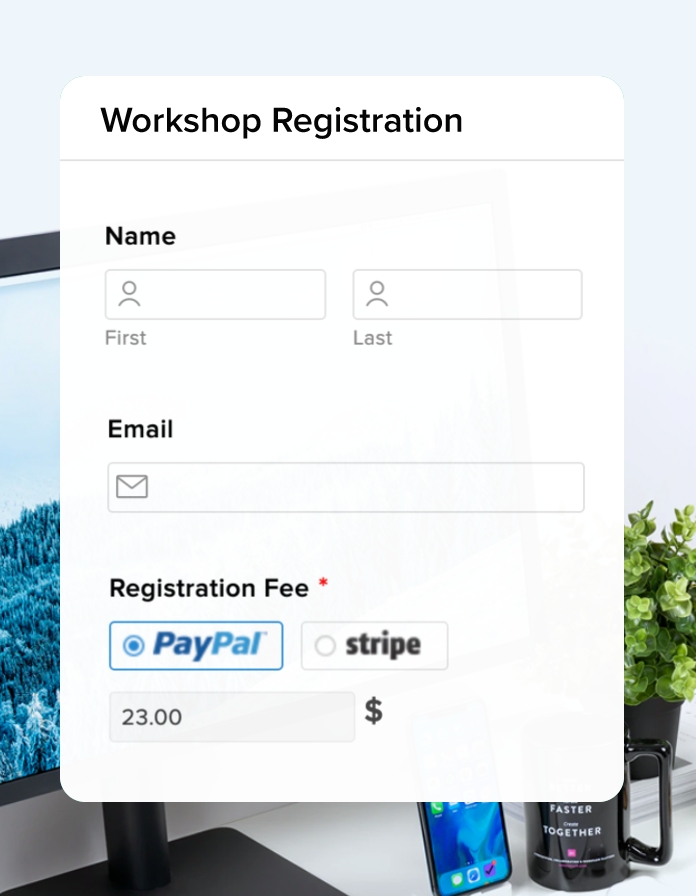 Easy-to-embed forms