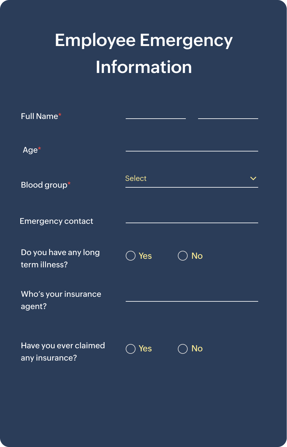 HR forms for small businesses