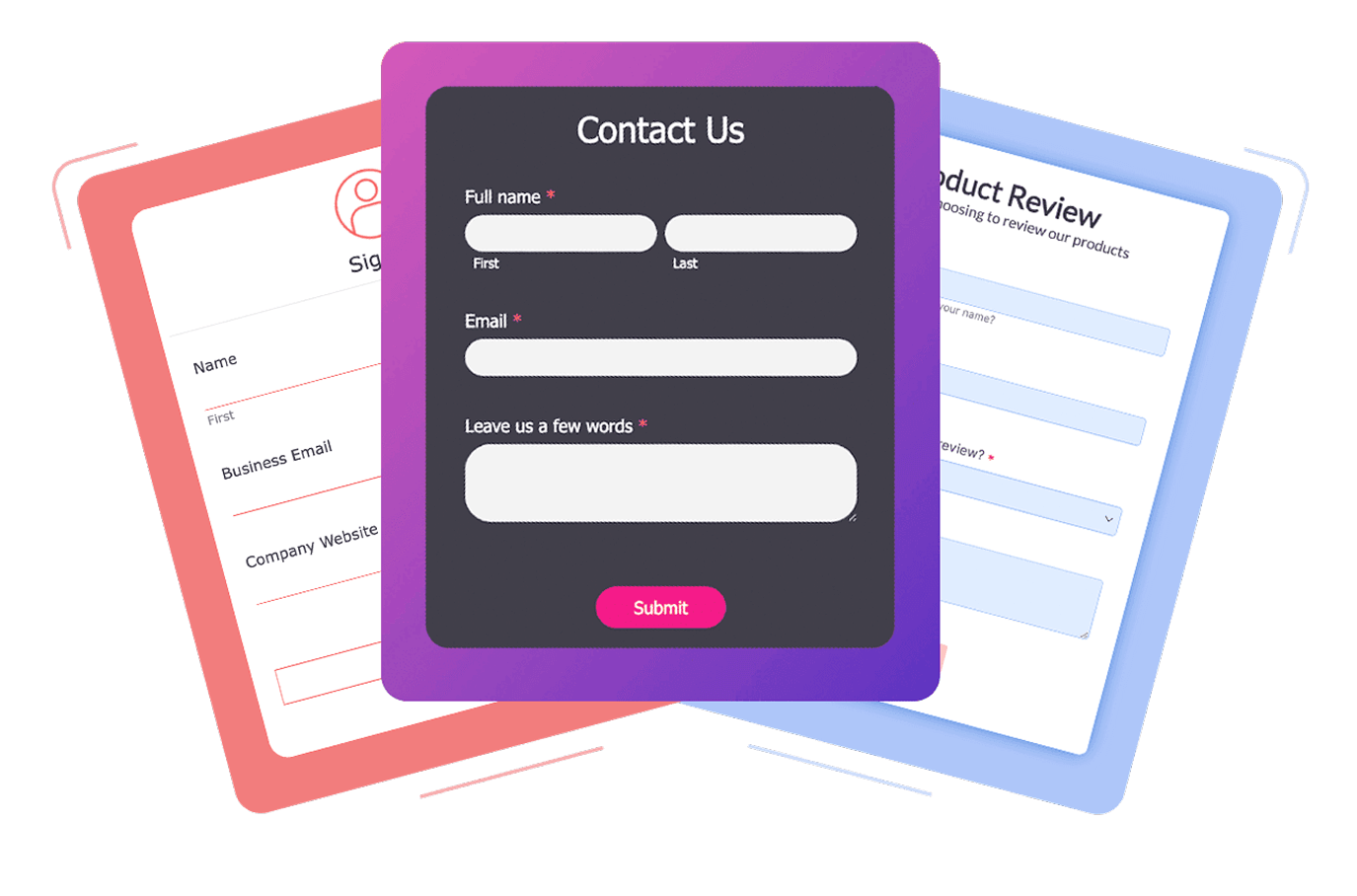 Reach the right audience with forms tailored for each campaign!