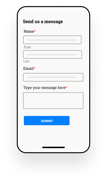 Responsive forms