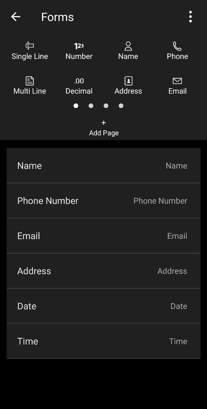 collect data with offline forms