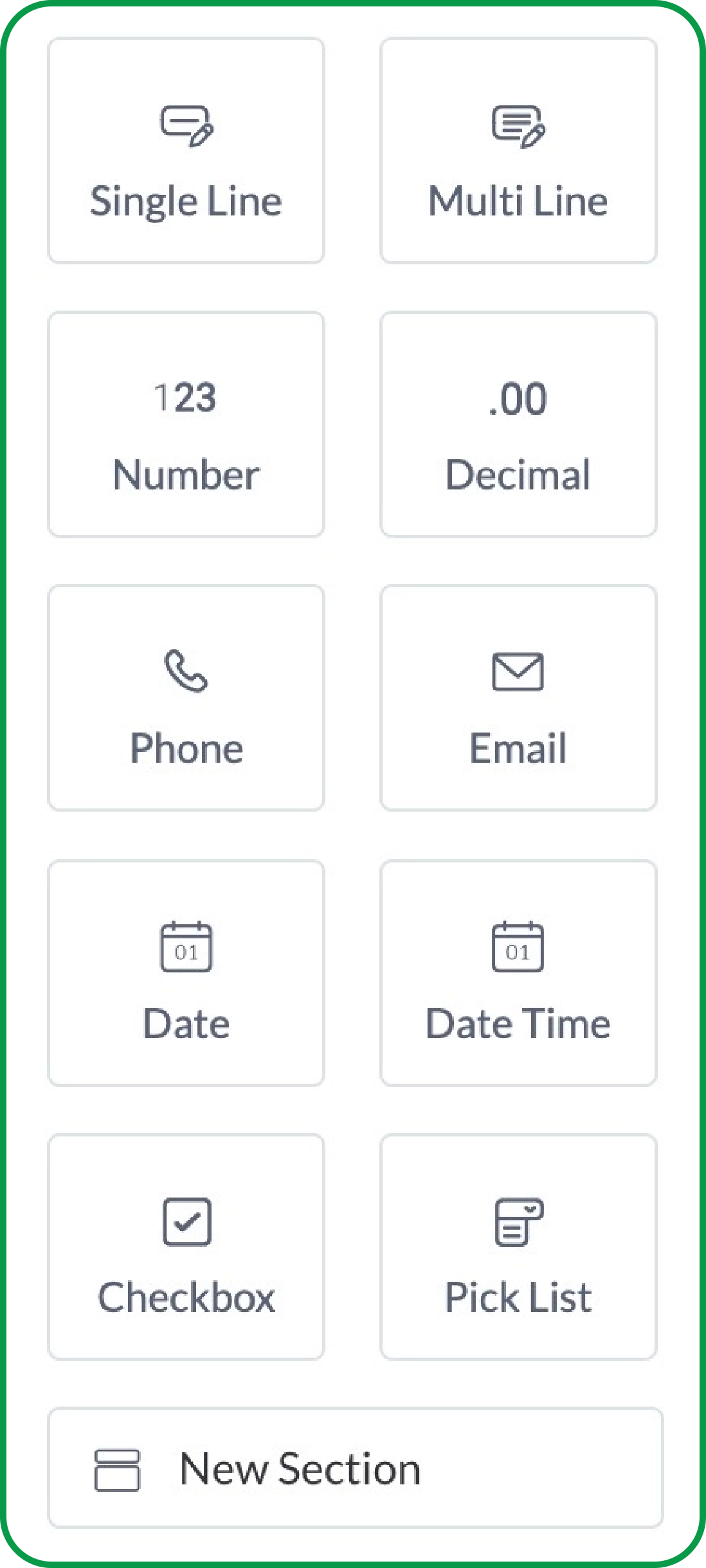 Add custom fields to modules