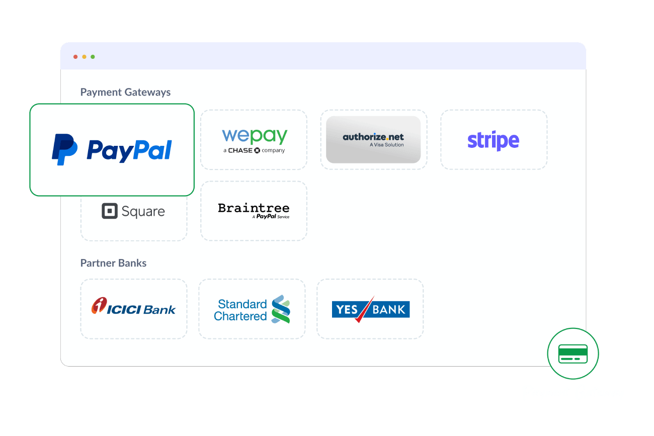 Offer multiple payment options