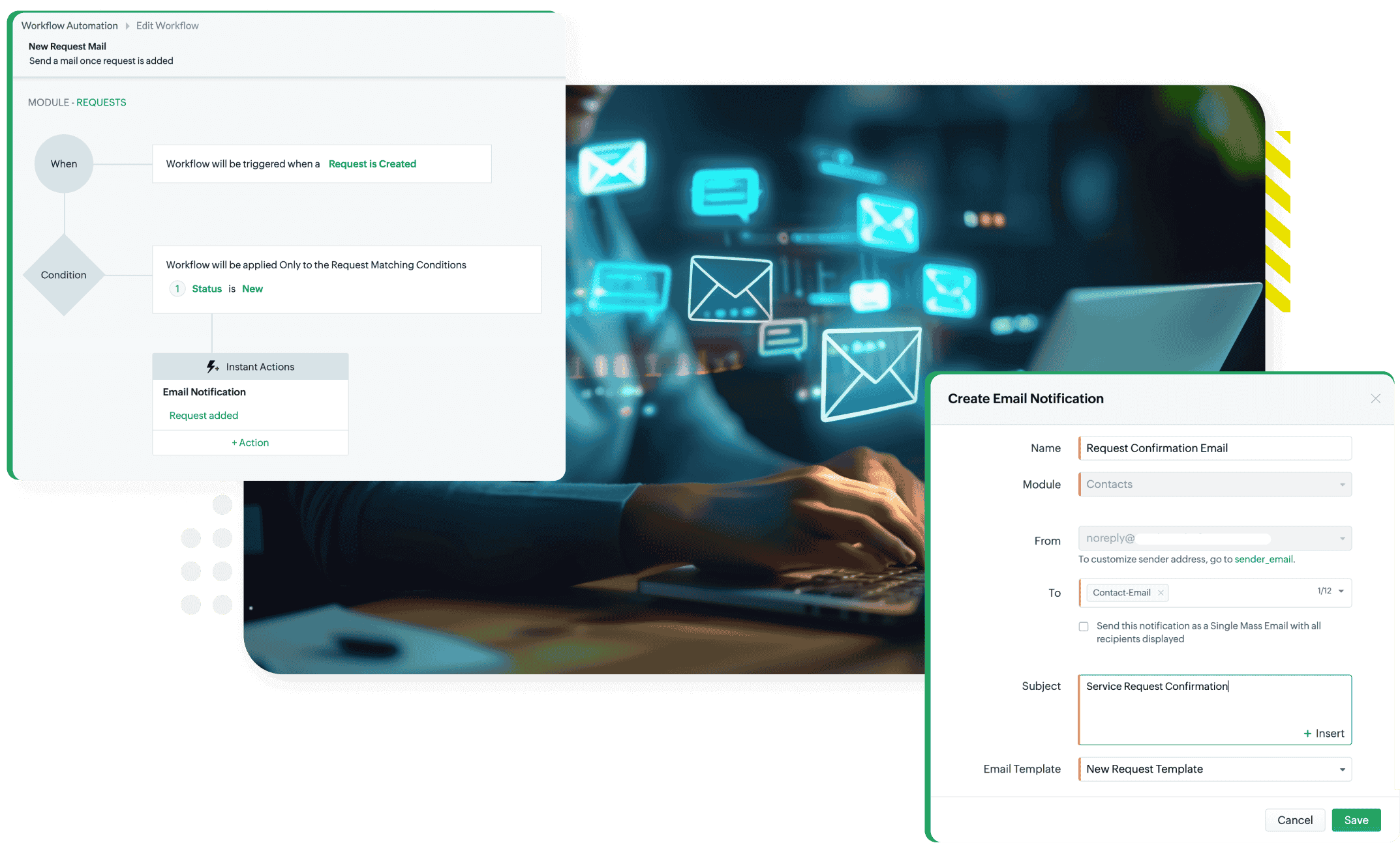 Automate repetitive emails