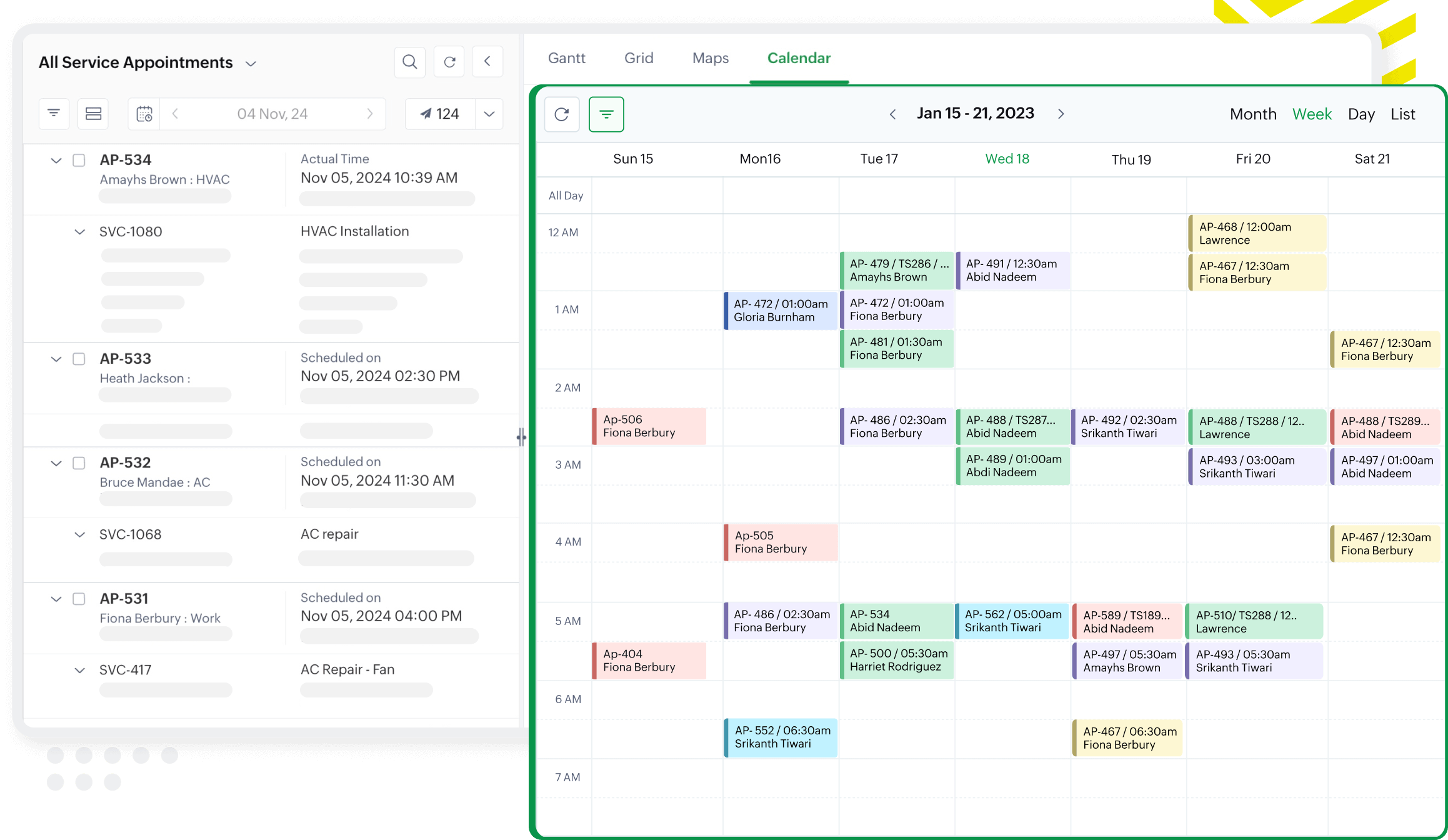 The Calendar View