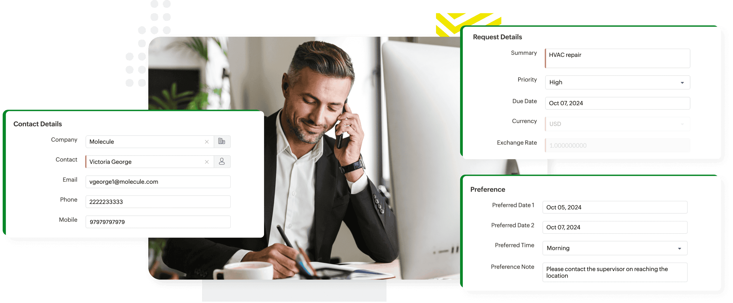 Collect relevant information to deliver excellence