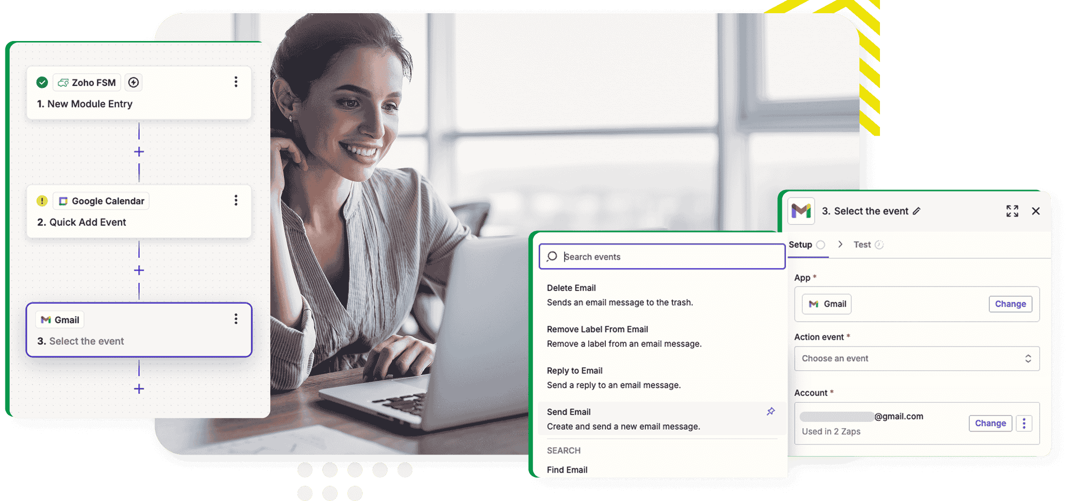 Create seamless workflows to automate tasks