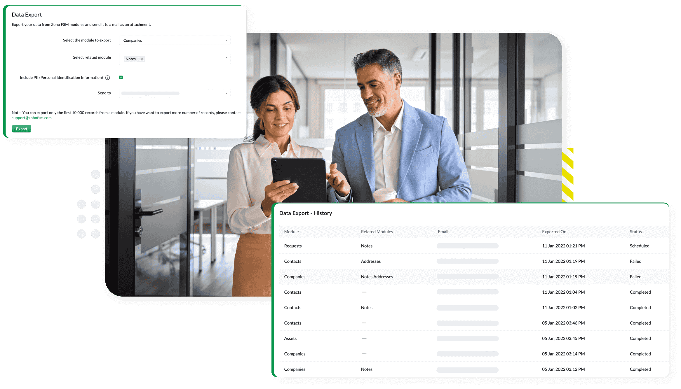 Effortless data export