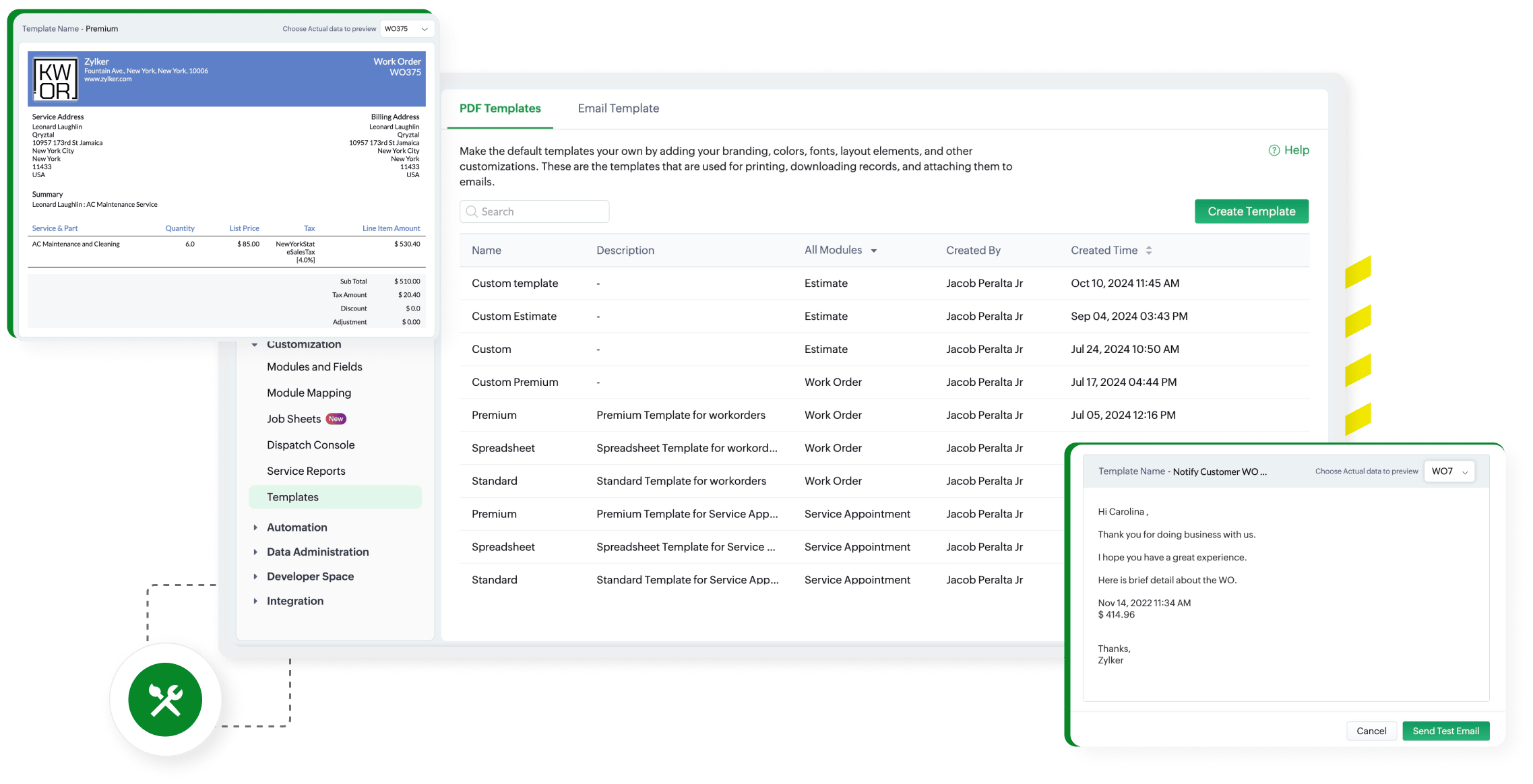 Forget repetitive data entry with templates