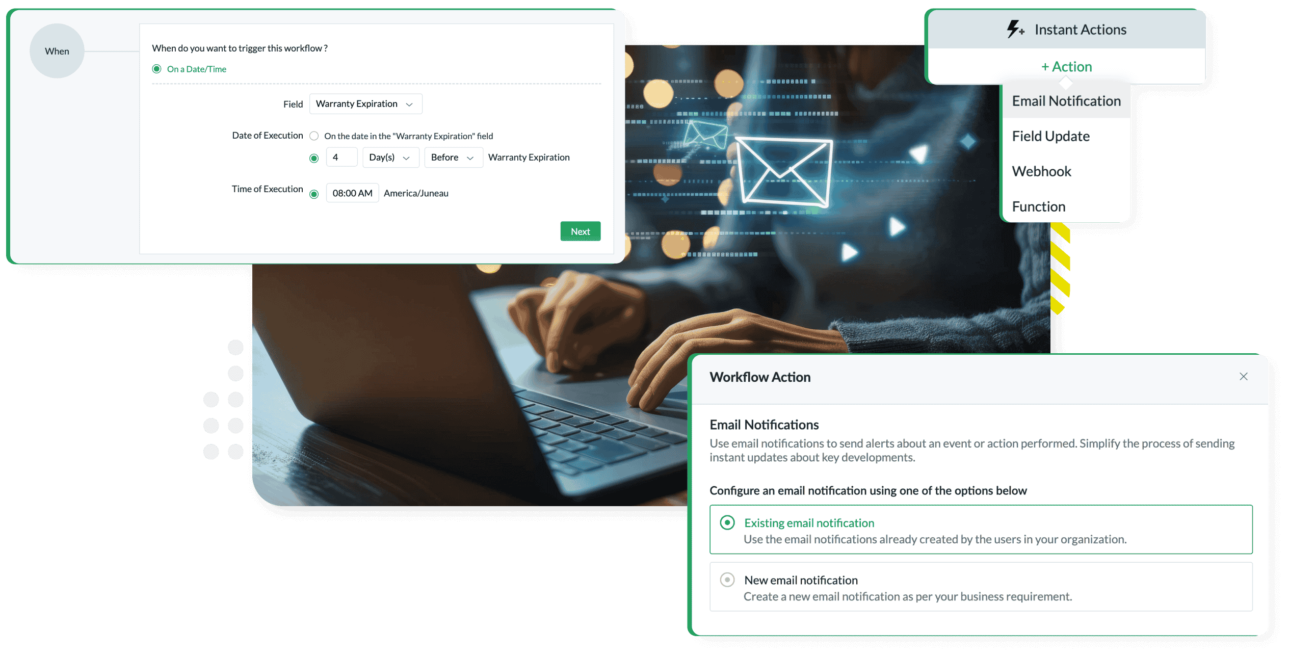 Send time-based emails