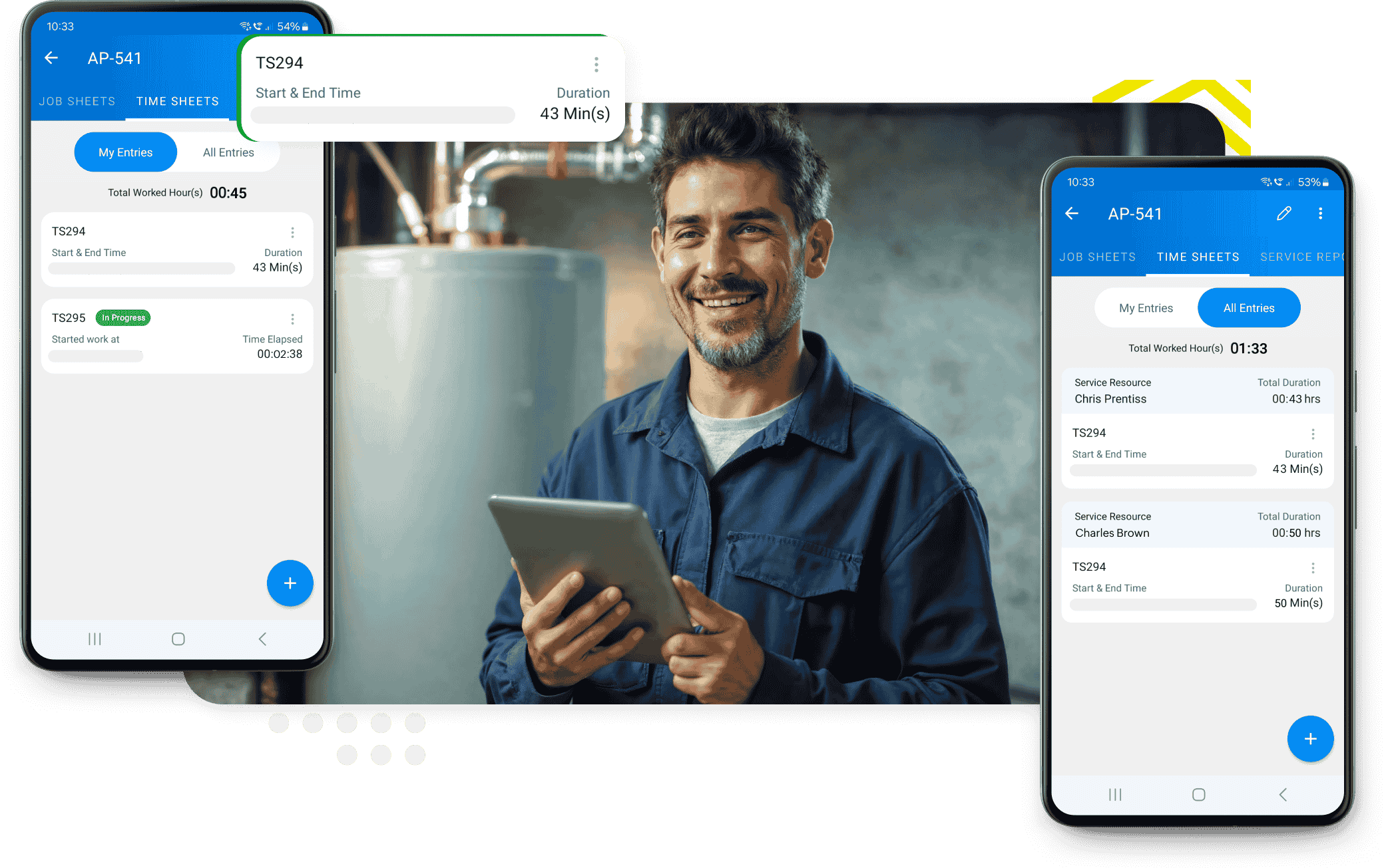 Track and monitor the time spent on each task