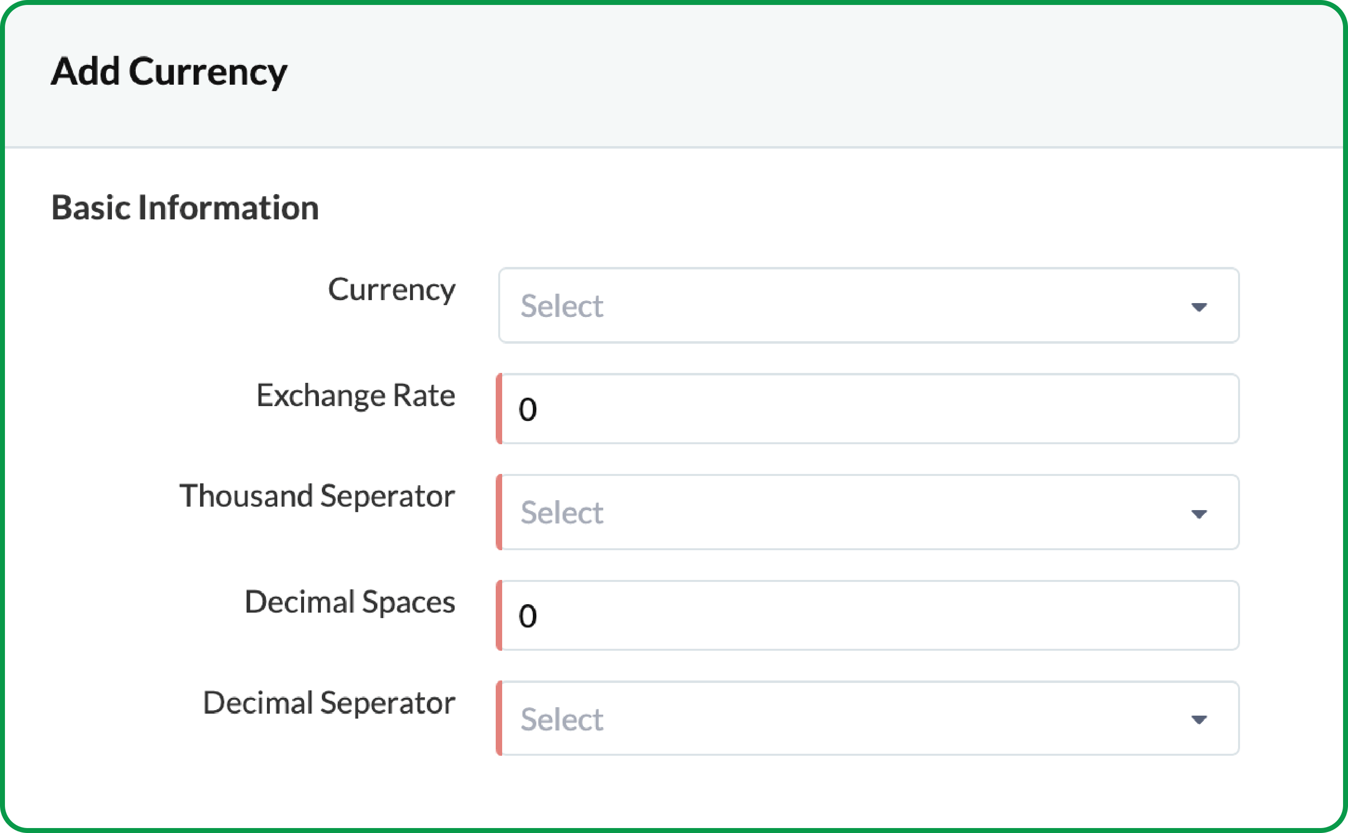 Support multiple currencies