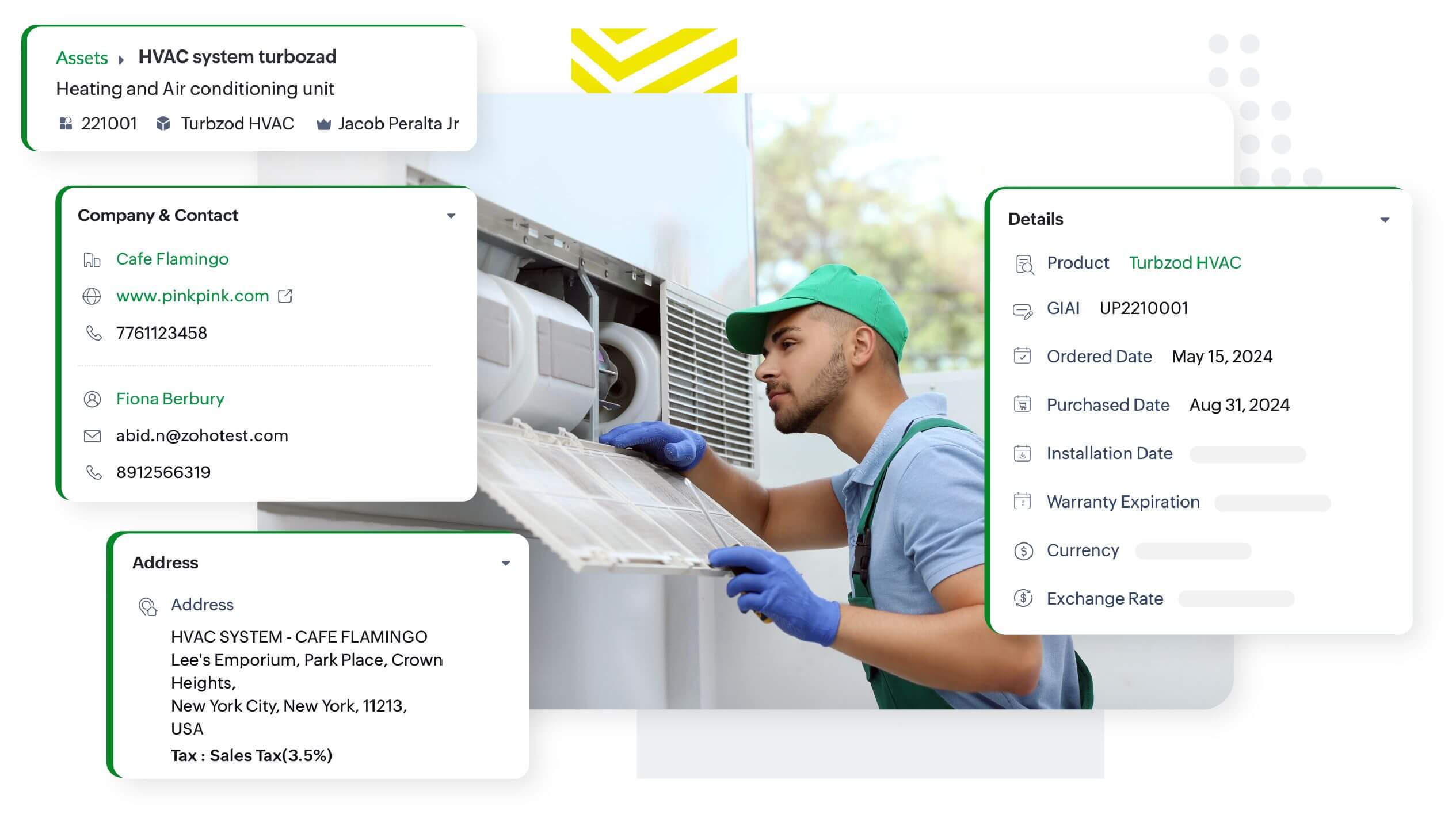 Store and access key asset information