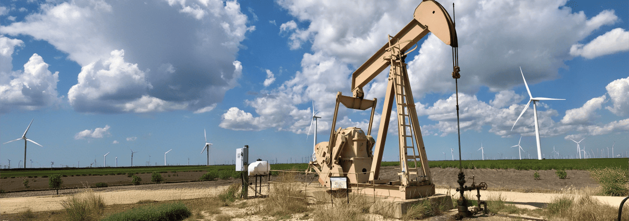 Upstream oil producer with distributed well sites