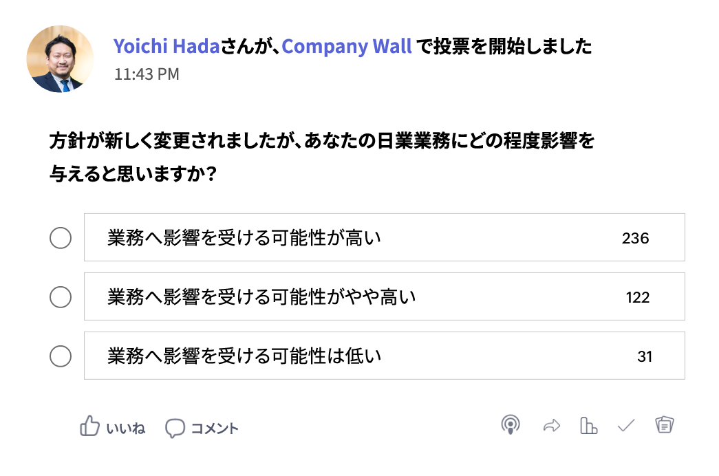 社内コミュニケーションのハブ