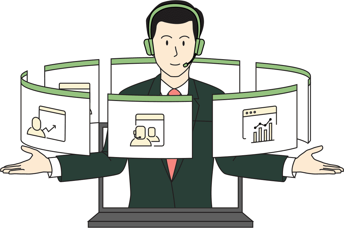 カスタマーサポートソフトウェア