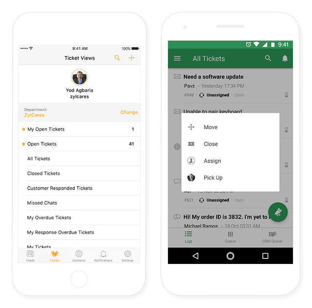 お客さまの問題を解決するモバイルアプリ