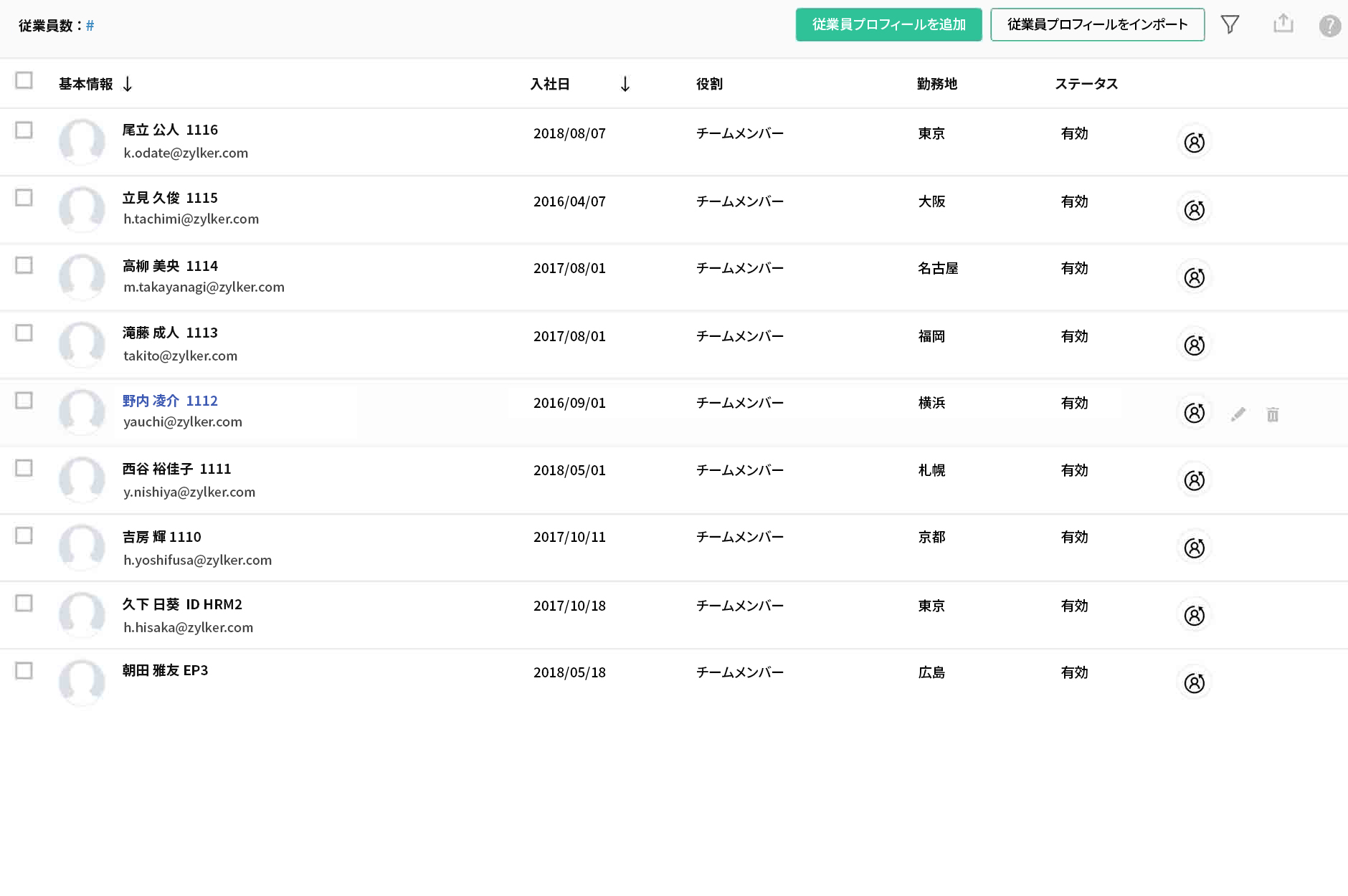 Zoho People 従業員オンボーディング
