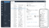 Zoho Mail のPC画面、モバイル画面UI