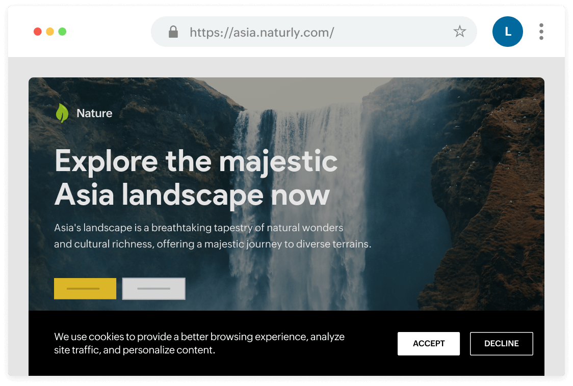 Uphold business transparency with cookie banners