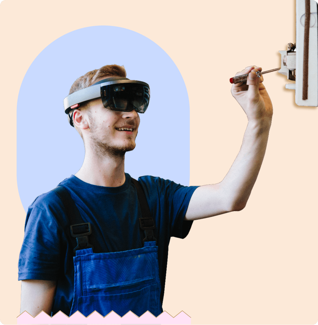 Smart glass support