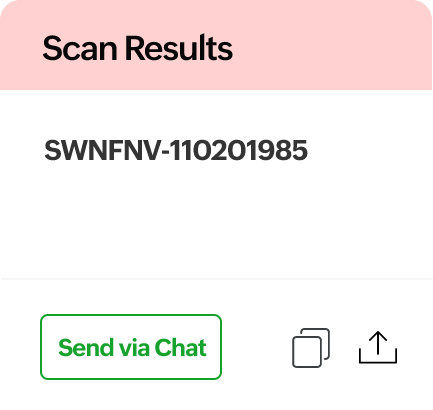Virtual code reader