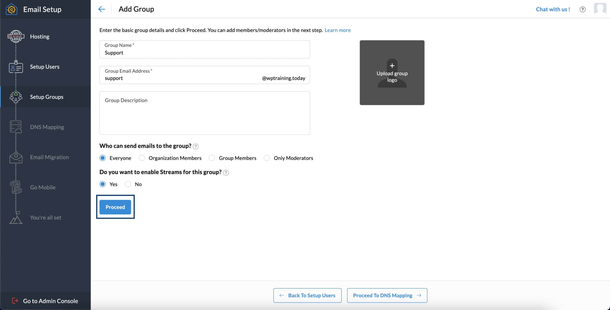 Provide basic group details Provide basic group details