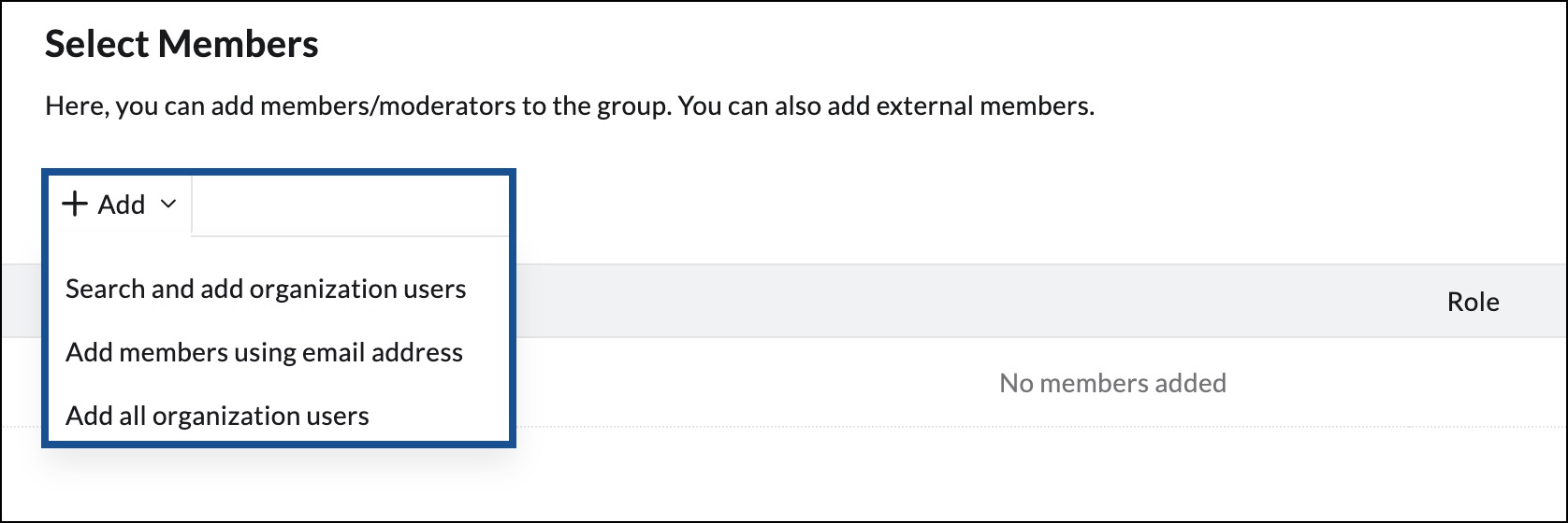 add members to the group add members to the group