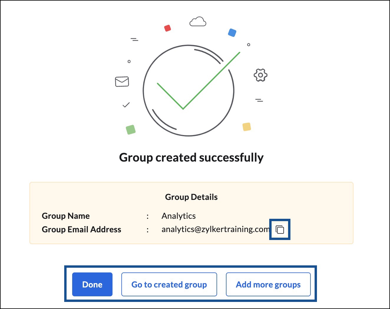 group created