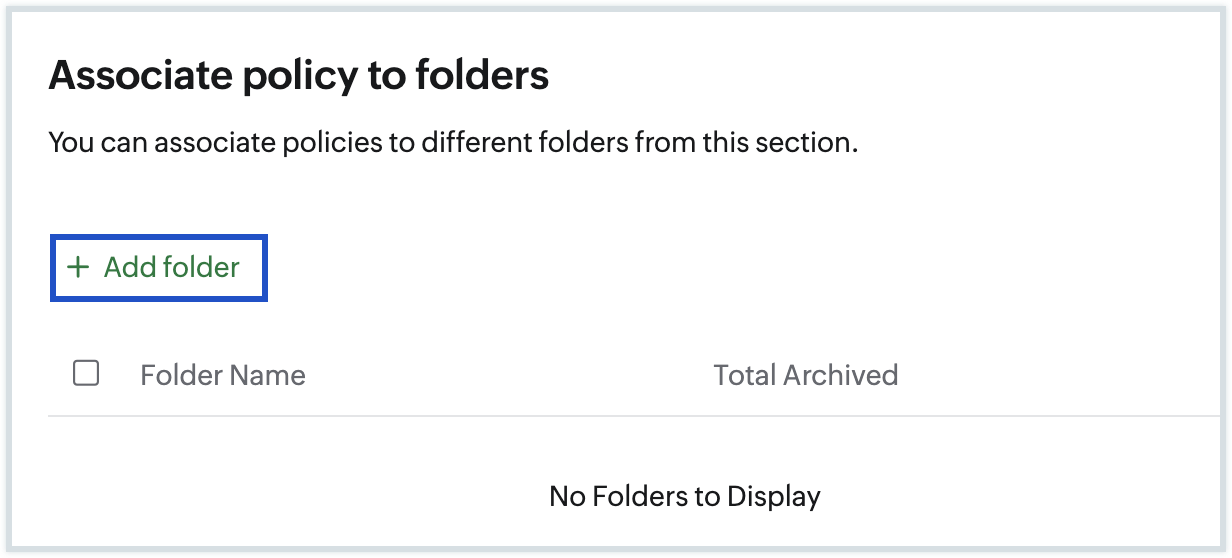 Add folders