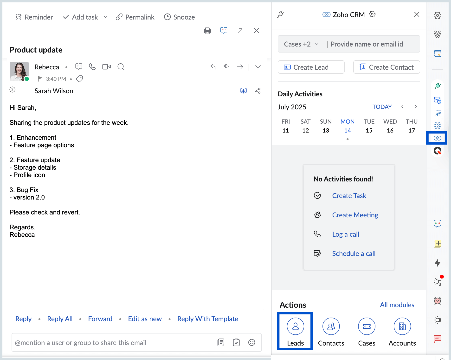 Associate emails