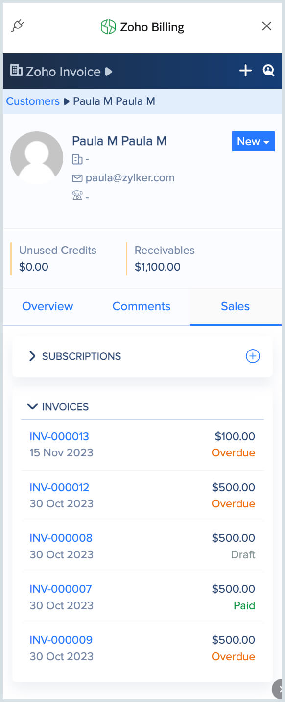 Zoho Billing Zoho Billing
