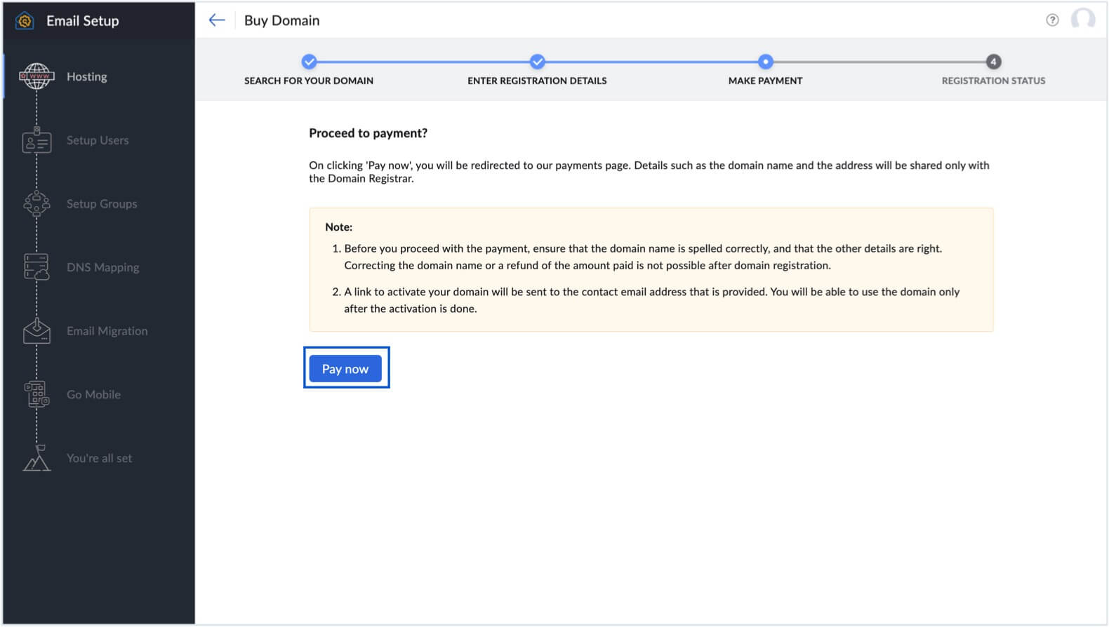 Make payment Make payment