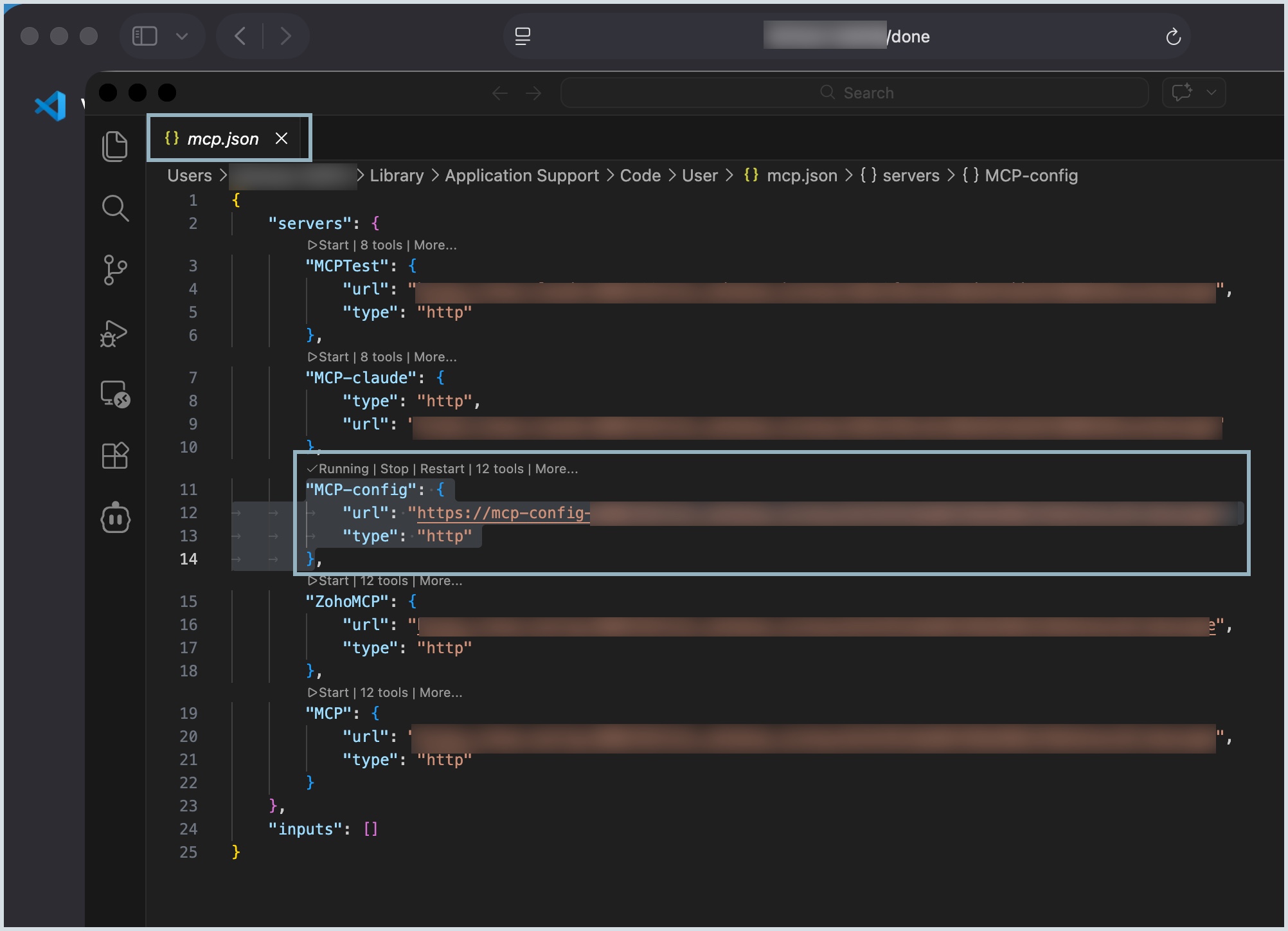 Configuration enabled Configuration enabled