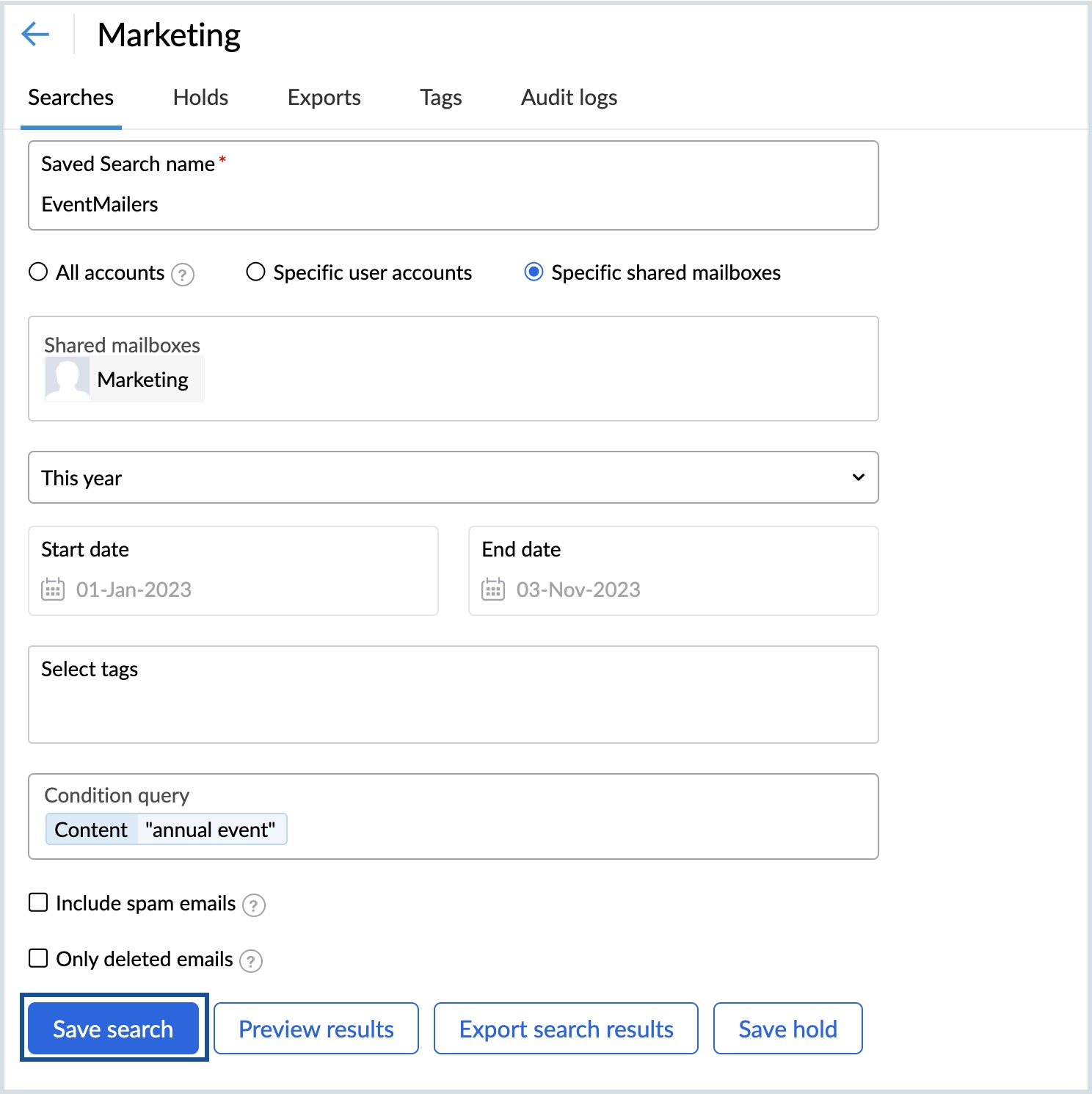Save Search save search