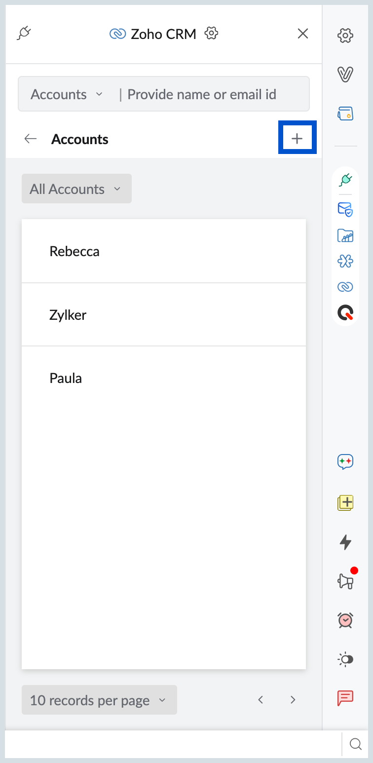Create account