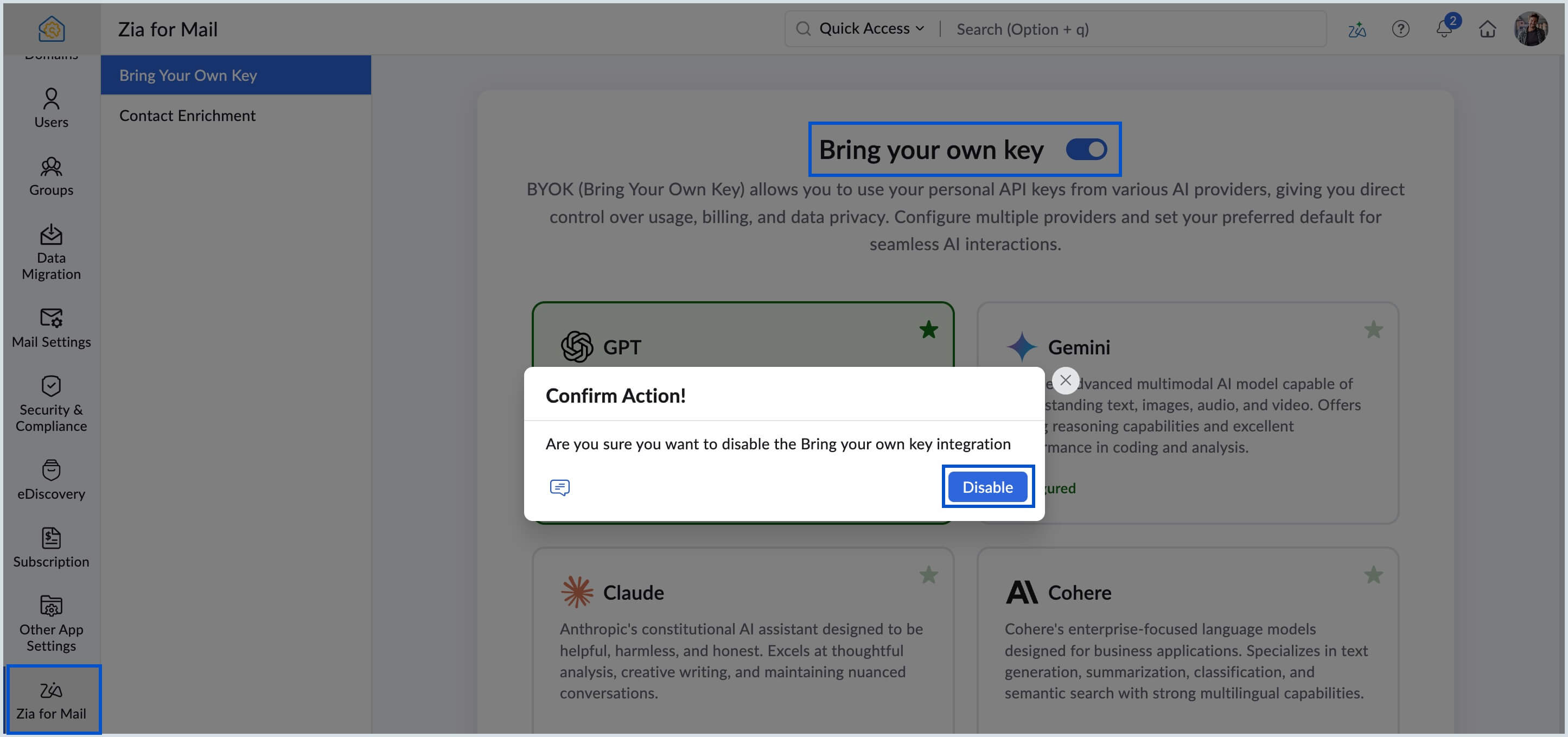 disable-byok disable-byok
