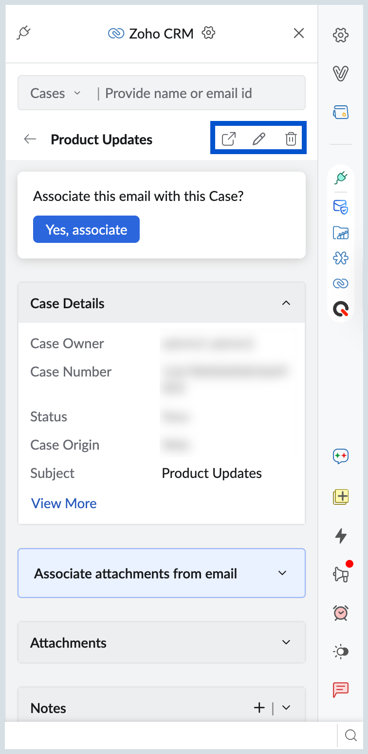 Edit cases