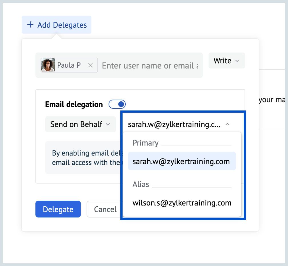 Email addresses