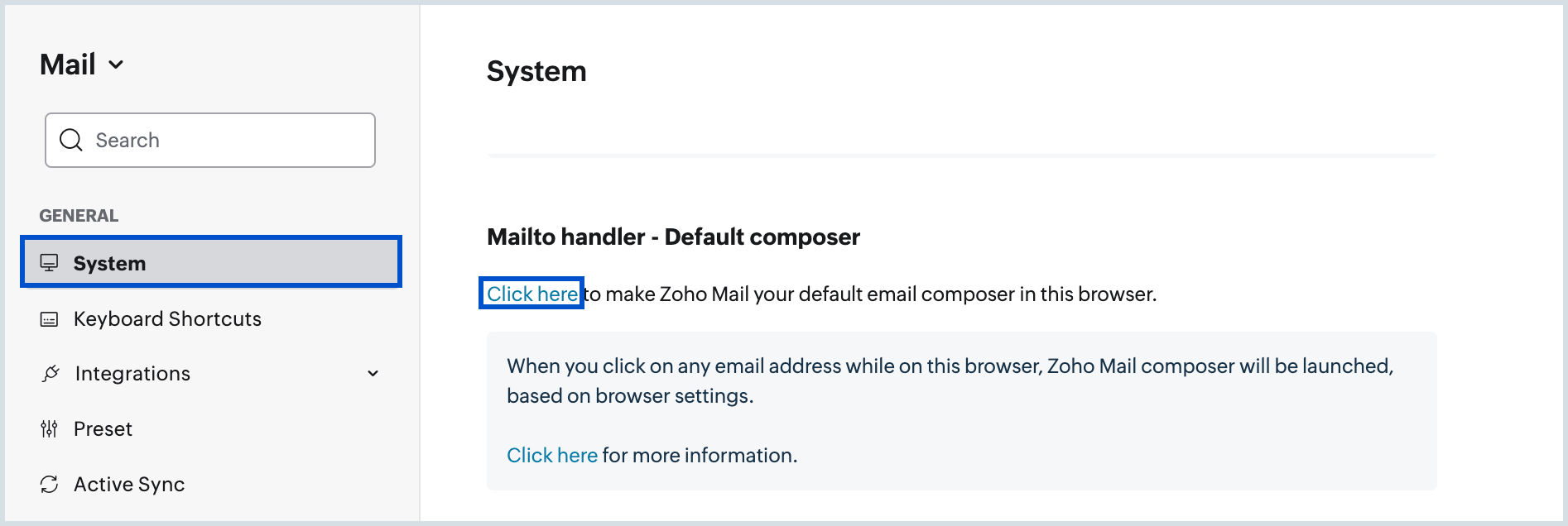 Default composer